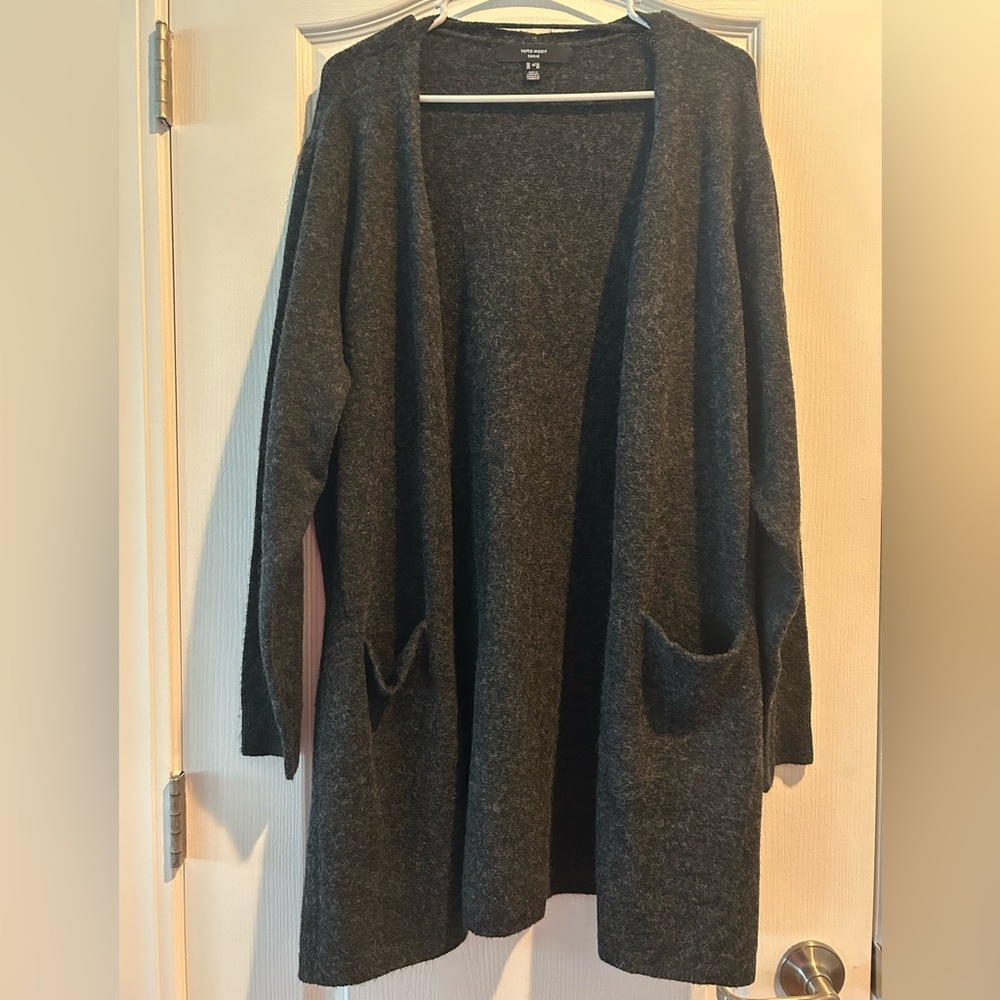 Vero Moda Charcoal Gray Women's Cardigan